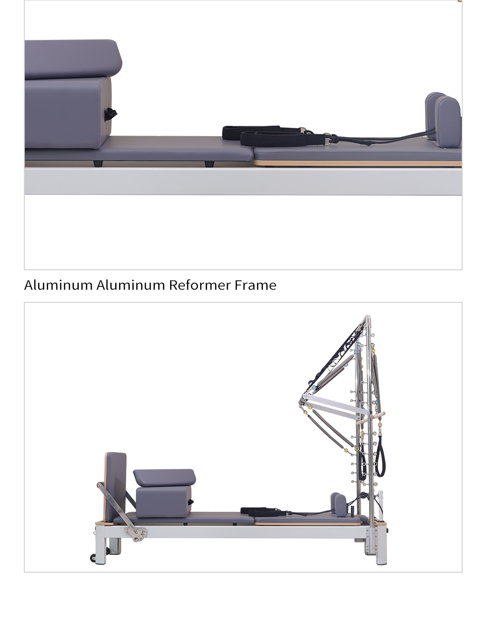 Studio アルミニウム合金ピラティス リフォーマー タワー付き