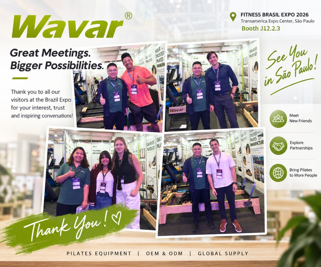 Wavar se prepara para FITNESS BRASIL EXPO 2026: pioneirismo na inovação do Pilates na América Latina Wavar se prepara para FITNESS BRASIL EXPO 2026: pioneirismo na inovação do Pilates na América Latina