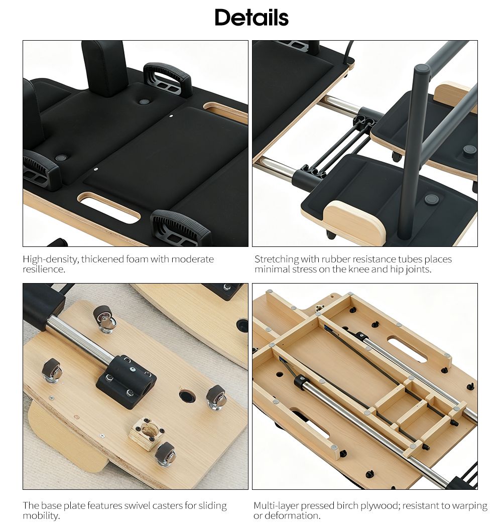 Compact Multifunctional Pilates Board for Home Workout