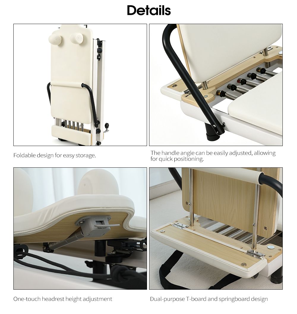 New Elegant Foldable Pilates Reformer Machine